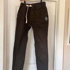 Men's Prana pull on elastic waist casual pants